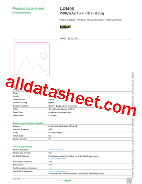 LJB406 Datasheet PDF - Schneider Electric