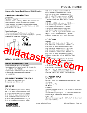 M2REB-R3D-R2 Datasheet PDF - M-System Co.,Ltd.