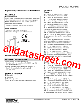 M2PHSL-151-R Datasheet PDF - M-System Co.,Ltd.