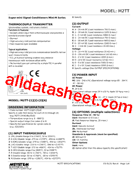 M2TT-7D-R2/K Datasheet PDF - M-System Co.,Ltd.