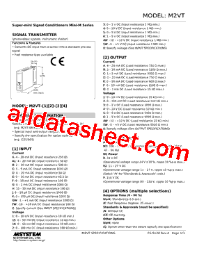 M2VT-CC-R2/CE Datasheet PDF - M-System Co.,Ltd.