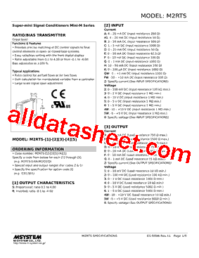 M2RTS-R-4F-R2/CE Datasheet PDF - M-System Co.,Ltd.