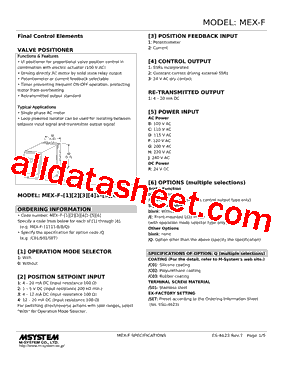 MEX-F-12221-D/B Datasheet PDF - M-System Co.,Ltd.