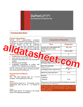 LF171 Datasheet PDF - List of Unclassifed Manufacturers