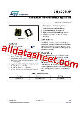 L99MOD51XP Datasheet PDF - STMicroelectronics