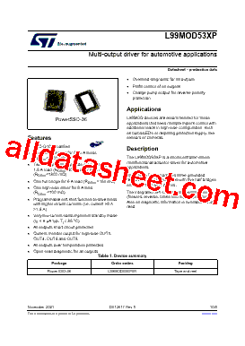 L99MOD53XP Datasheet PDF - STMicroelectronics