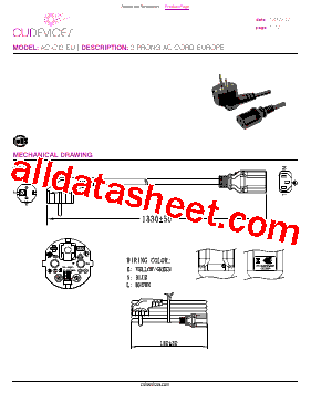 AC-C13EU Datasheet PDF - CUI Devices