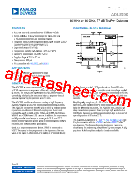 ADL5906ACPZN-R2 Datasheet PDF - Analog Devices