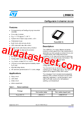 L99MC6 Datasheet PDF - STMicroelectronics