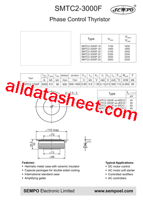 SMTC2-3000F Datasheet PDF - SEMPO ELECTRONIC Limited