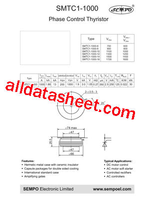 SMTC1-1000 Datasheet PDF - SEMPO ELECTRONIC Limited