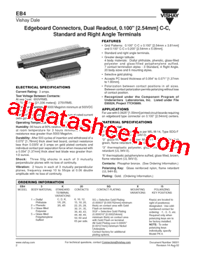 EB412R31 Datasheet PDF - Vishay Siliconix