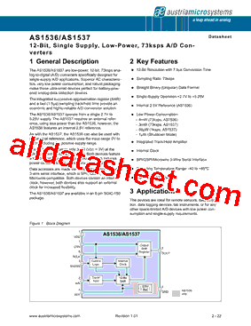 AS1537 Datasheet PDF - ams AG