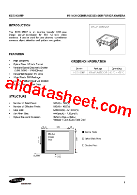 KC73125MP Datasheet PDF - Samsung semiconductor