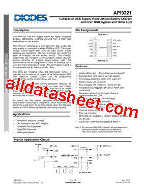 API9221 Datasheet PDF - Diodes Incorporated