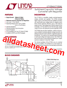 LTC3250 Datasheet PDF - Linear Technology