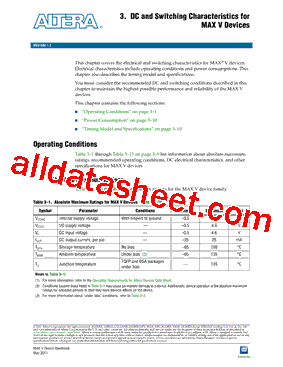 5M40ZE64C5N Datasheet PDF - Altera Corporation