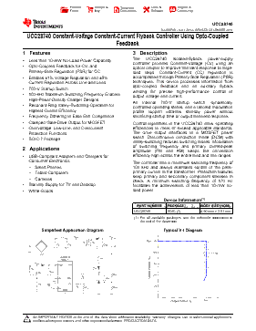 UCC28740 Datasheet PDF - Texas Instruments