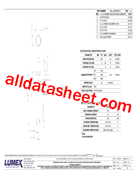 SSL-LX5093SRC-X Datasheet PDF - LUMEX INC.